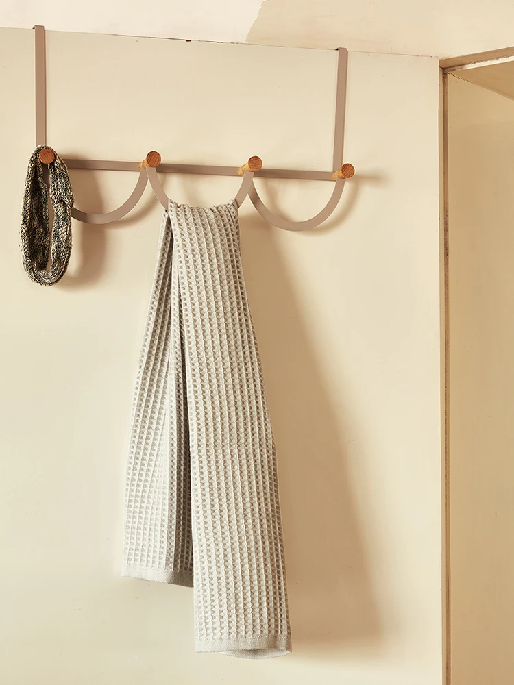 

Non perforated door, coat rack, bedroom hook, storage and organization rack, strong load-bearing