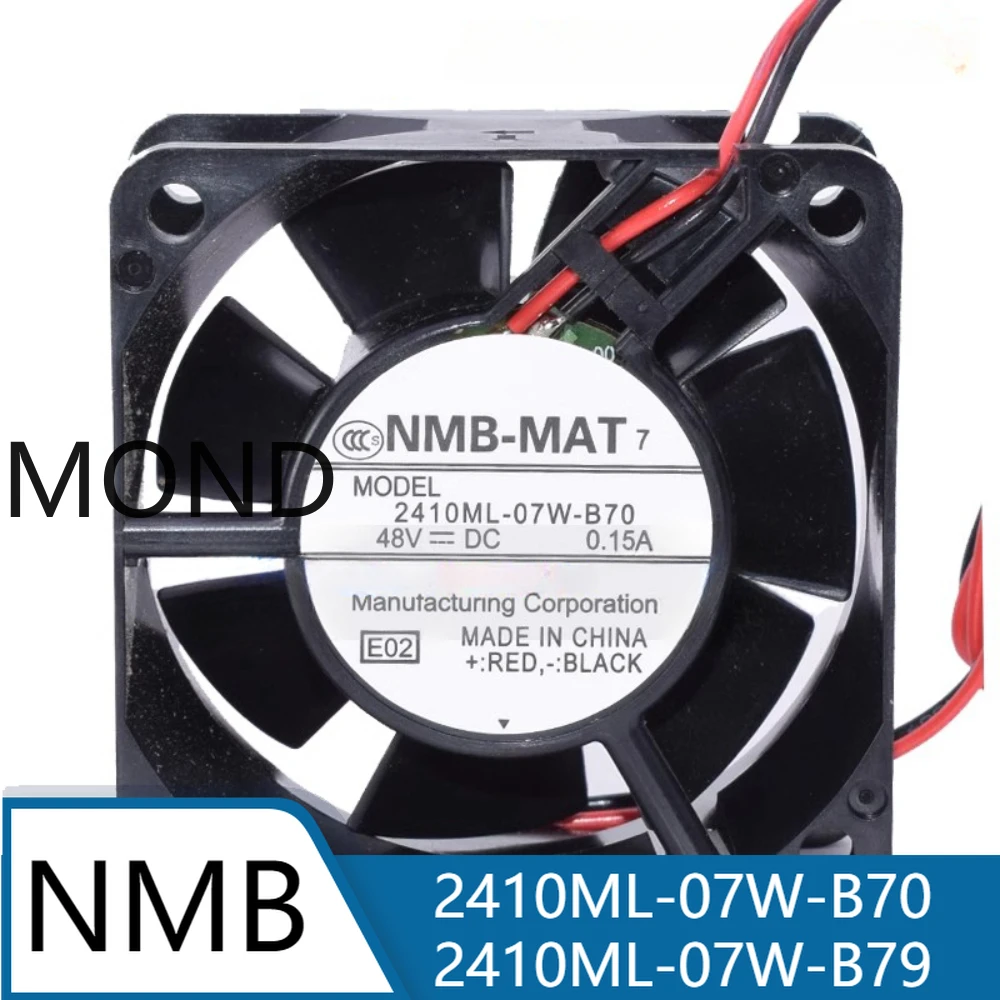 2410ML-07W-B70 2410ML-07W-B79 Server Fan for NMB NMB-MAT Dual Ball Axial Flow Radiator Inverter Cooling Fan 6025 6CM DC48V