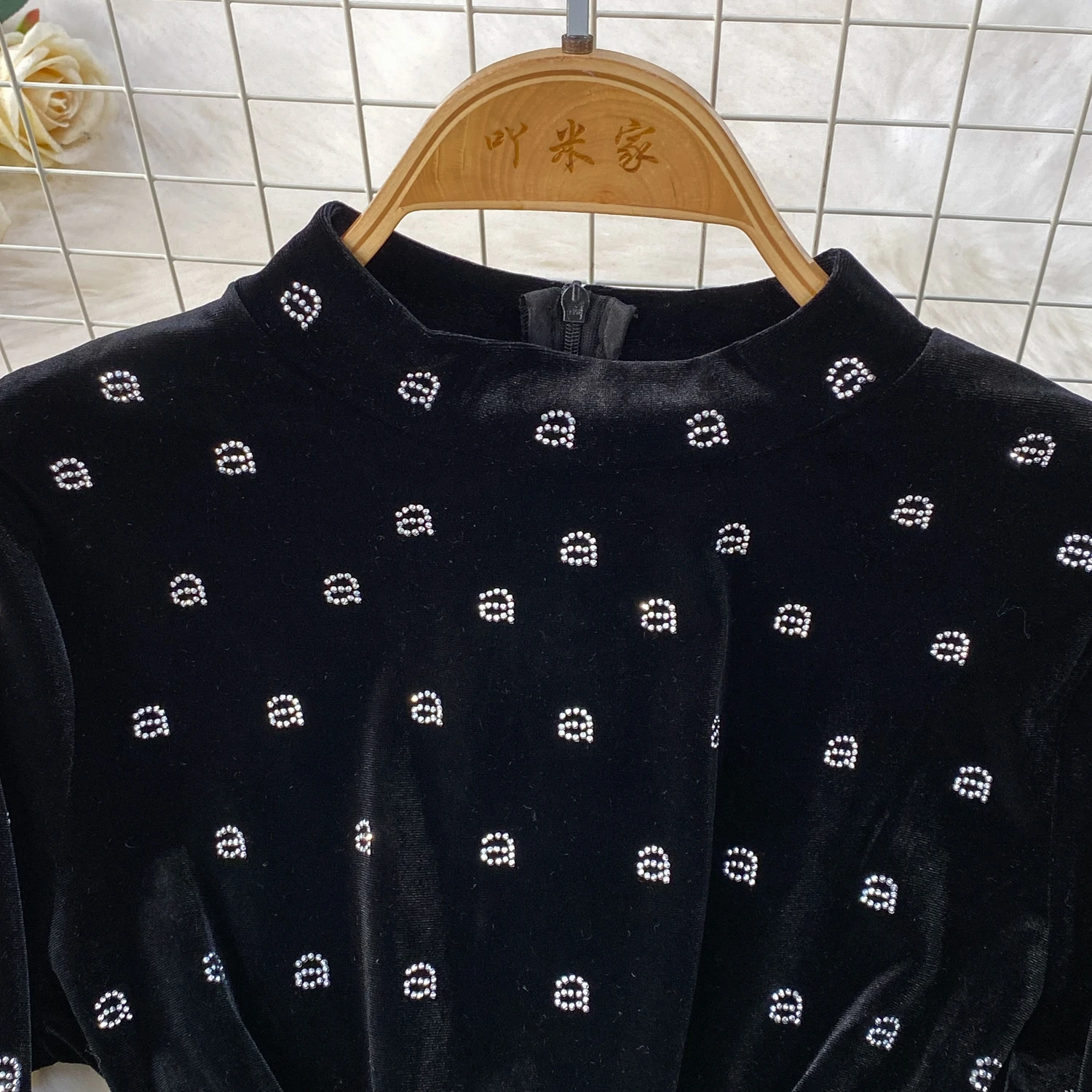 Französisch Chic Vintage Elegante velours brief dünnes kleid Mode Herbst Vestidos Frauen zeremonie kleider