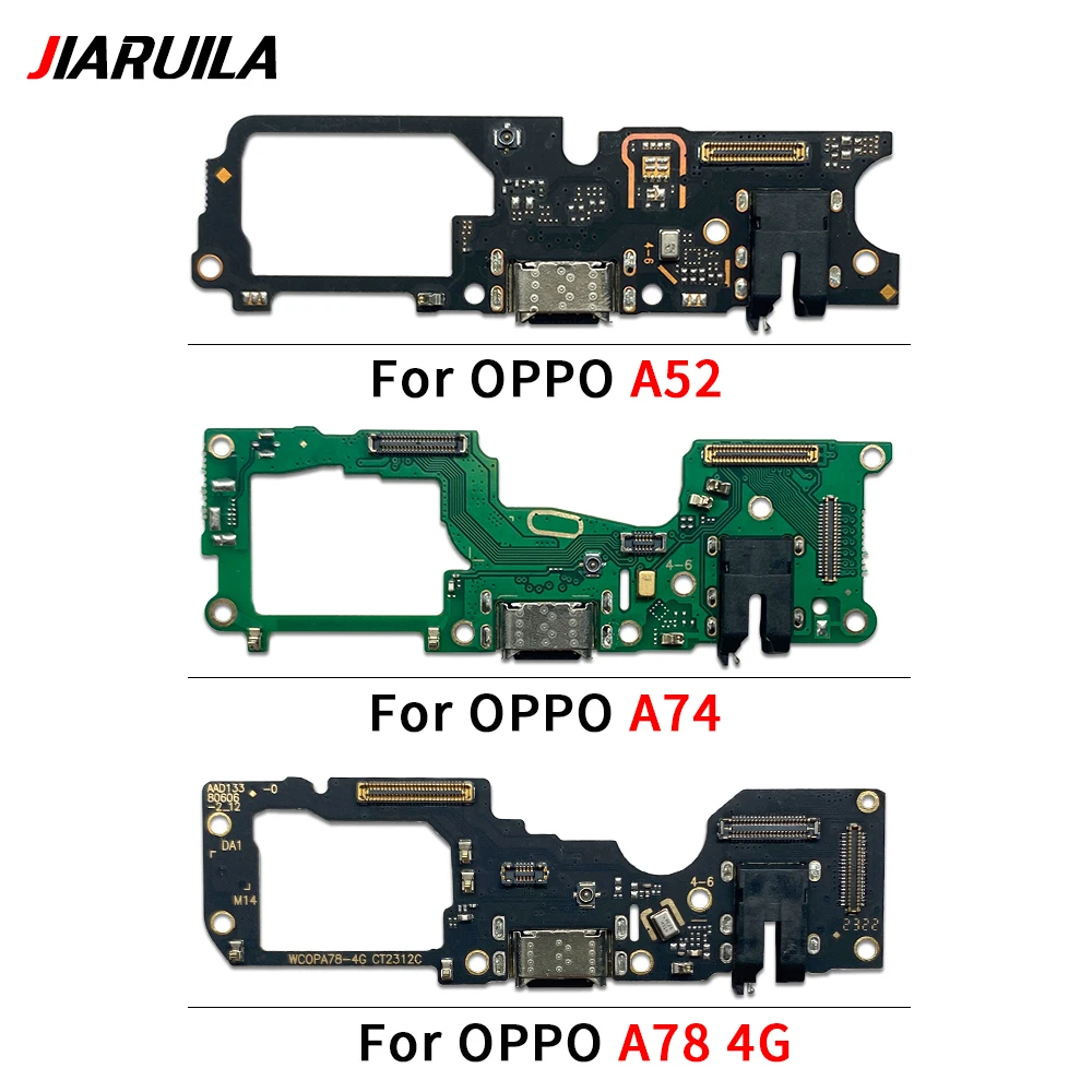 

AAA For Oppo A52 A55 A93S A56 A57 A97 A58 A74 A76 A78 A95 4G Reno 6 Lite USB Charging Port Dock Charger Plug Connector Board