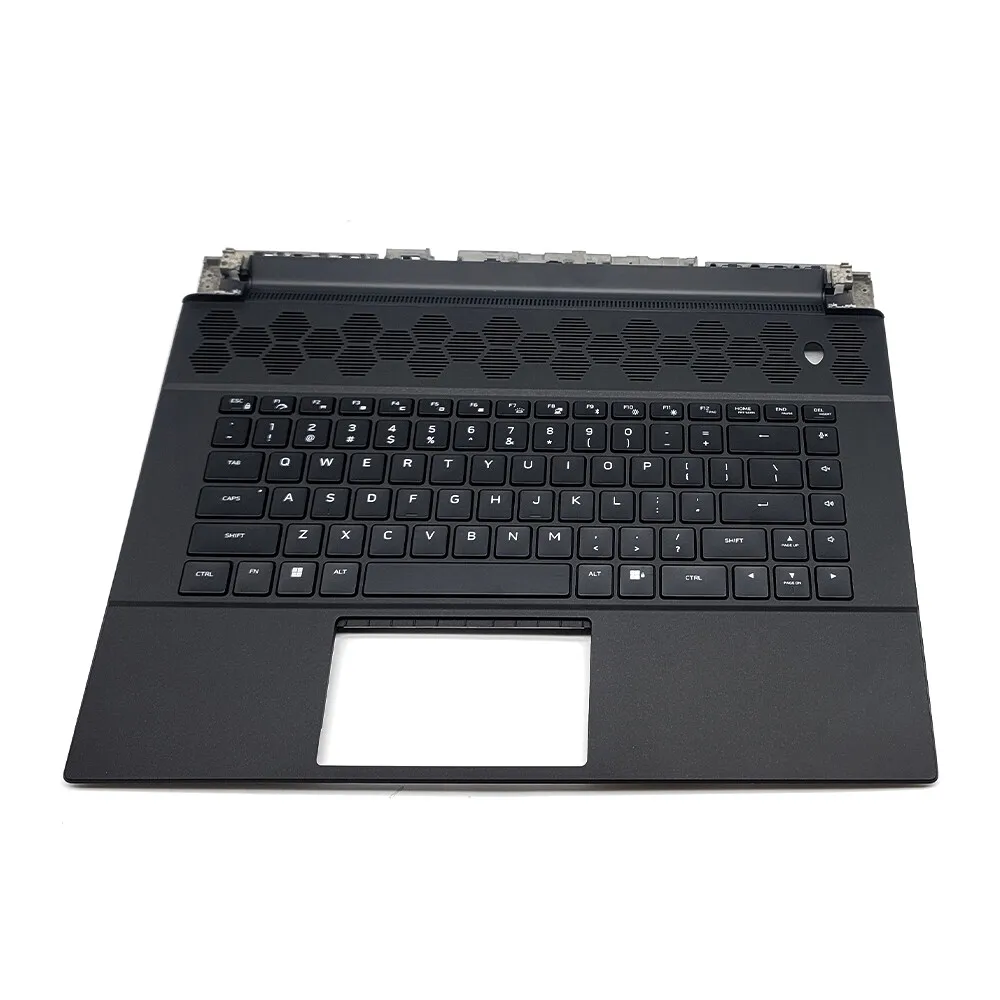 

Новый 0CGM3Y для ноутбука Alienware M16 R1, черная клавиатура США с упором для рук и подсветкой CGM3Y
