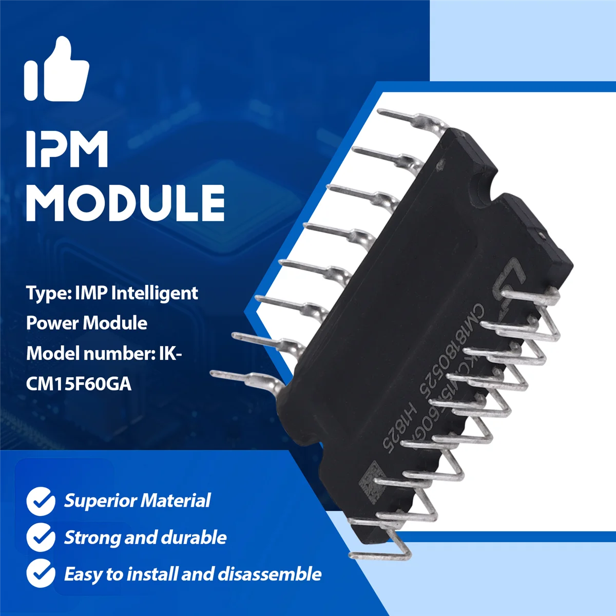 

IKCM15F60GA 15A 600V Интегрированная система питания IPM Интеллектуальный модуль питания A001