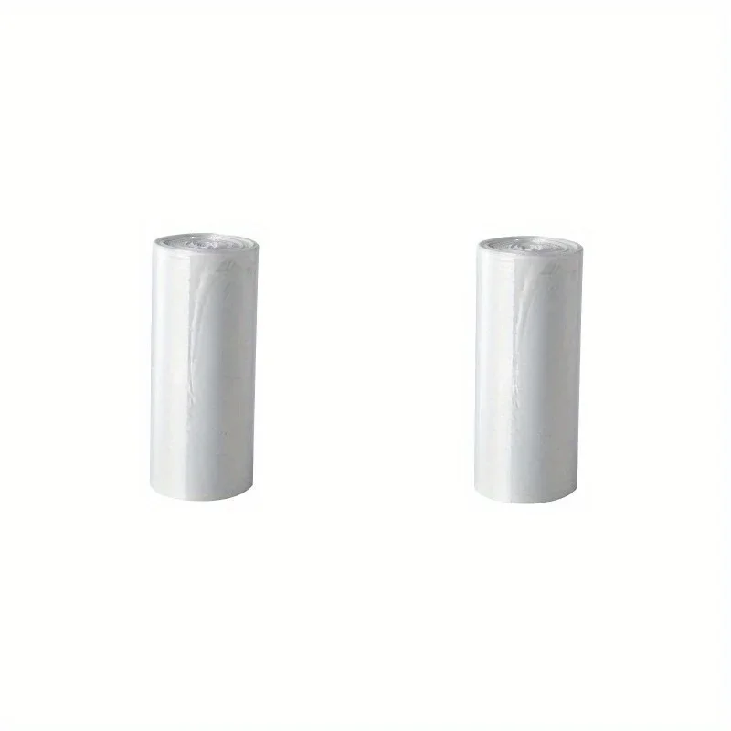 Mini Strong Trash Bags, Small Garbage Bags for Desktop Mini Trash Can, 60 Counts, Black, White - view 4