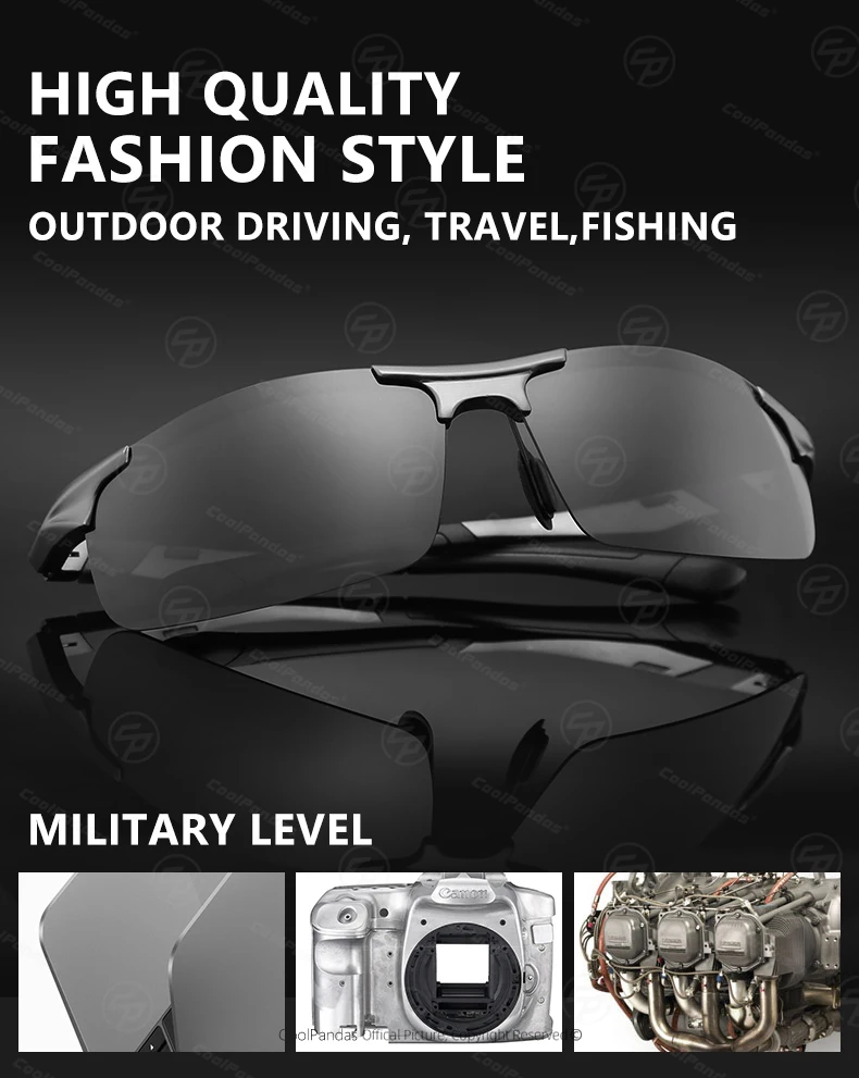 LIOUMO Klassische Legierung Quadratischen Rahmen Polarisierte Sonnenbrille Mann Photochrome Gläser Frau Chameleon Anti-Glare Fahren gafas de sol – Detail 4