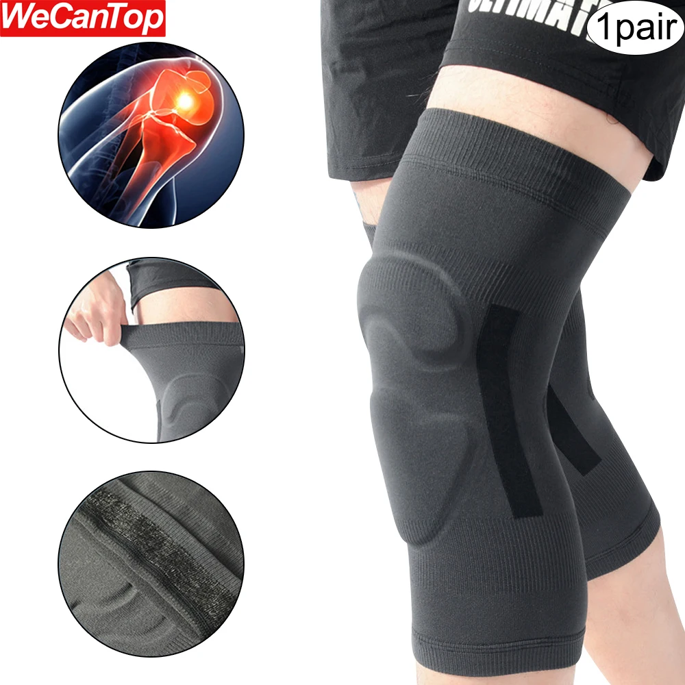 1Pair Knee Braces For Knee Pain,Lightest Compression Knee Sleeves With Patella Pad For Knee Support,Fast Recovery For Men ,Women