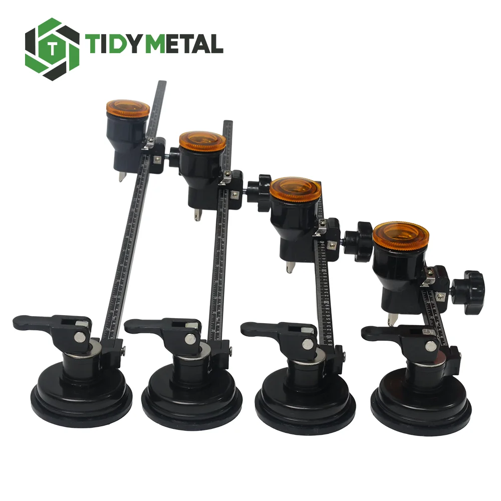 قطع الزجاج الدائري مع مقبض دائري أداة شفط كأس 40 60 90 120 سنتيمتر مشروع منزلي مشترك القياسية بلاط الزجاج