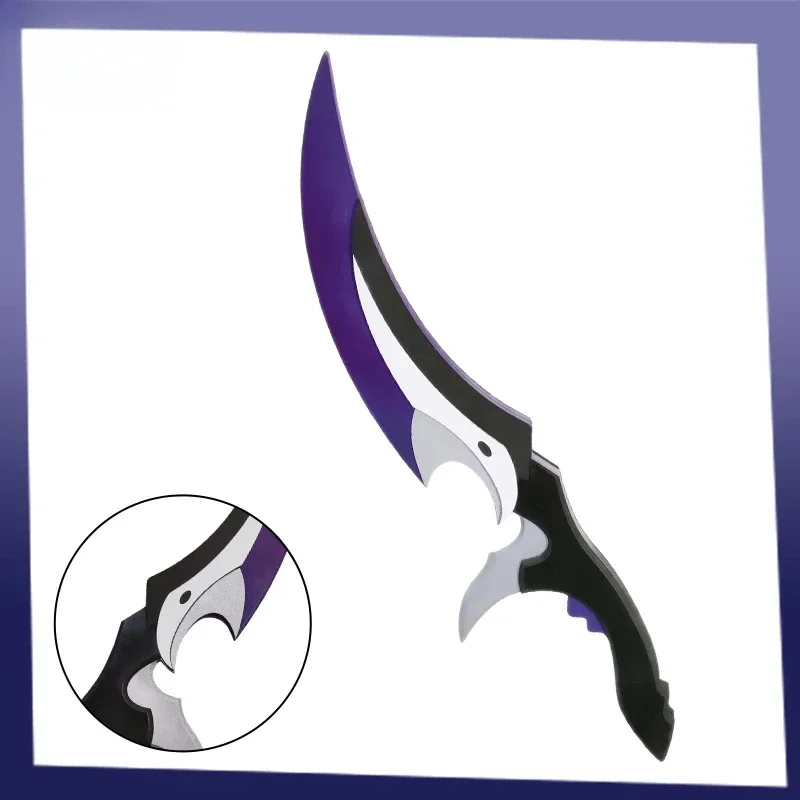 46 سنتيمتر/18.11 تحطم لعبة الأجهزة الطرفية ستار قبة السكك الحديدية سامبو التوأم السيوف بولي Material المواد السيوف ل تأثيري نماذج الأسلحة هدية مزخرفة #4