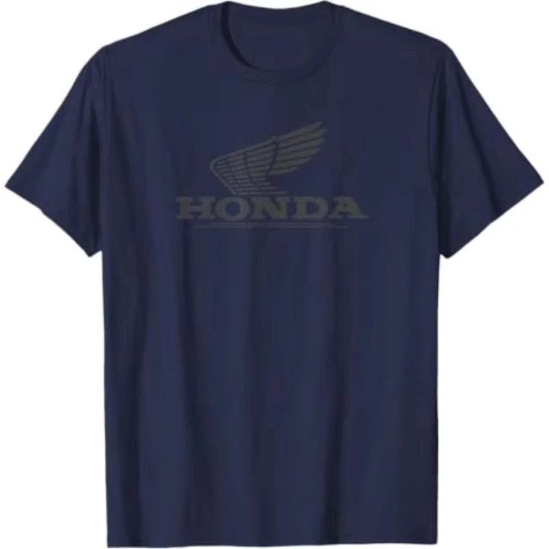 

Honda 2026 New Hot Men's and Women's T-shirts Racing Motorcycle Cultural Shirts Summer New Vintage Wing Riding Off-road Trend
