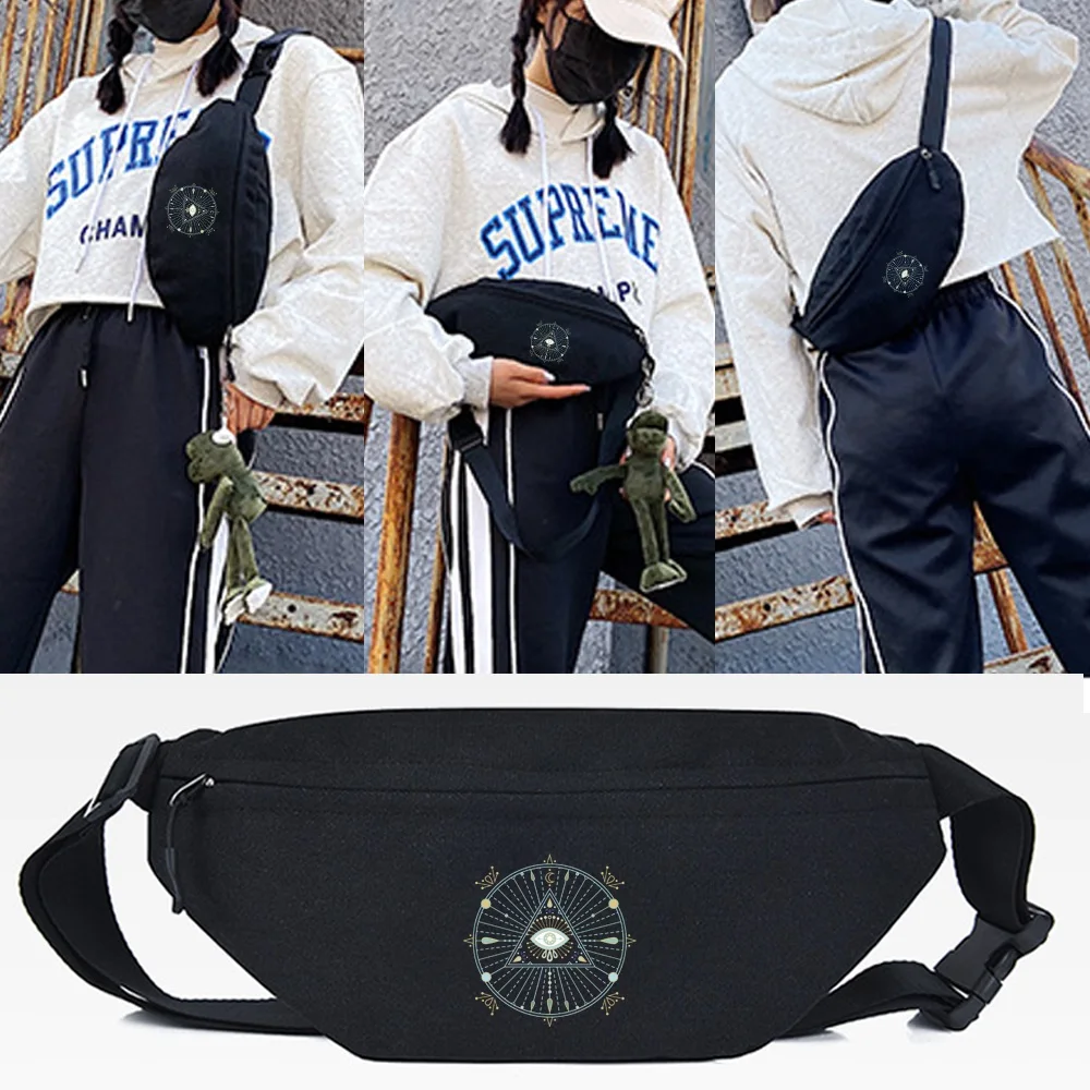 Waist Bag Women Shoulder Bag Travel Storage Chest Bags Tote Bag Casual Cross Packs Fashion Alpaca Printing Hot Sale Handbags Men