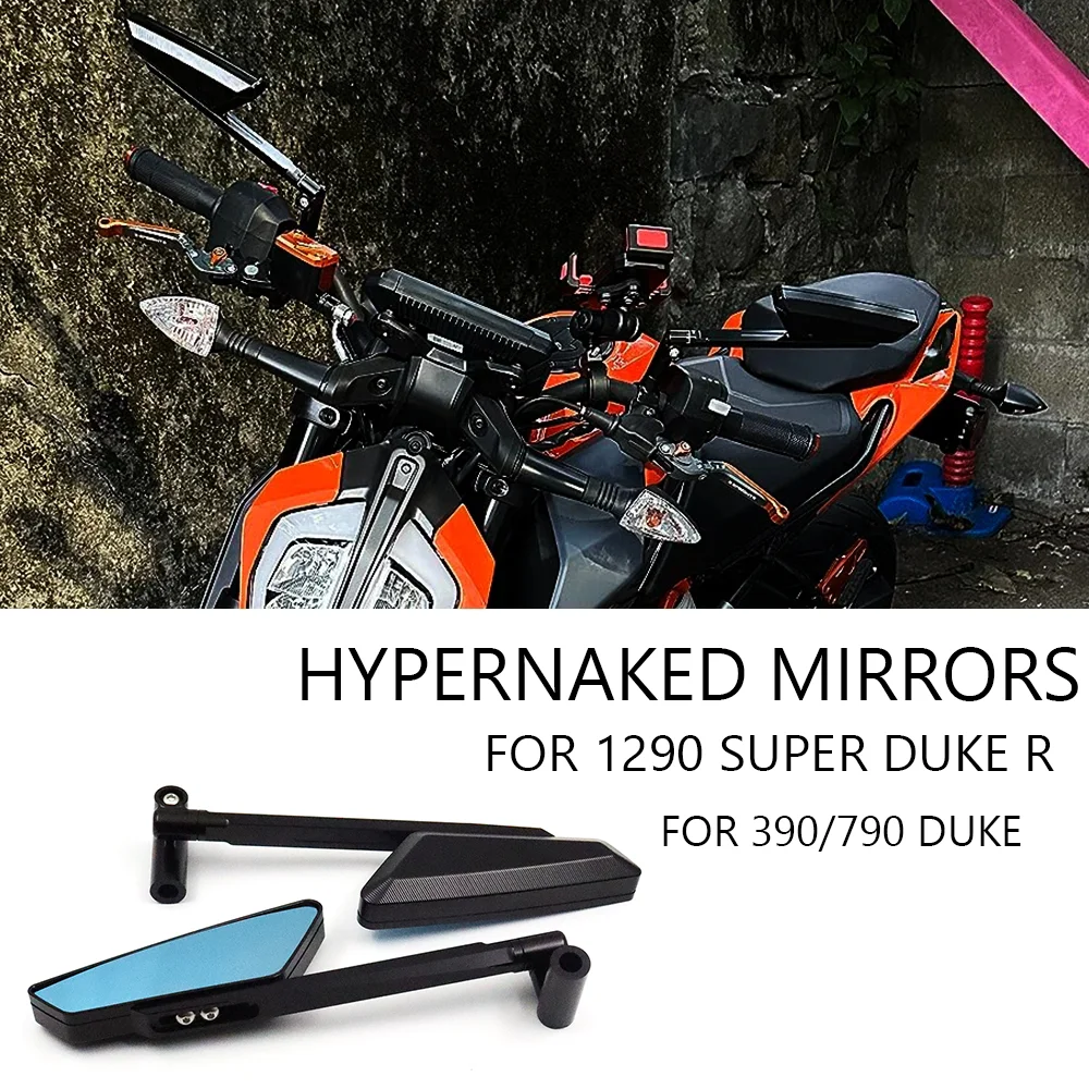 

Motorcycle Hypernaked Mirror Accessories For 1290 Super Duke R For 790Duke 390DUKE For 890 DUKE 250duke Side Rearview Anti-glare