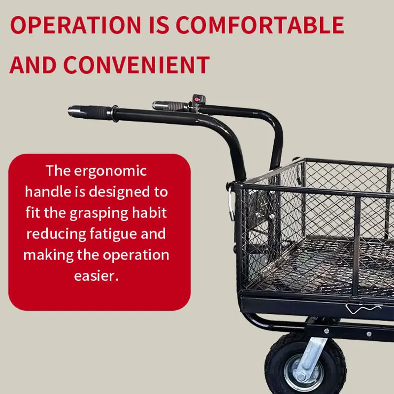 prompt goods~24V Heavy-duty Steel Garden Vehicle - High-efficiency Garden Aid Vehicle