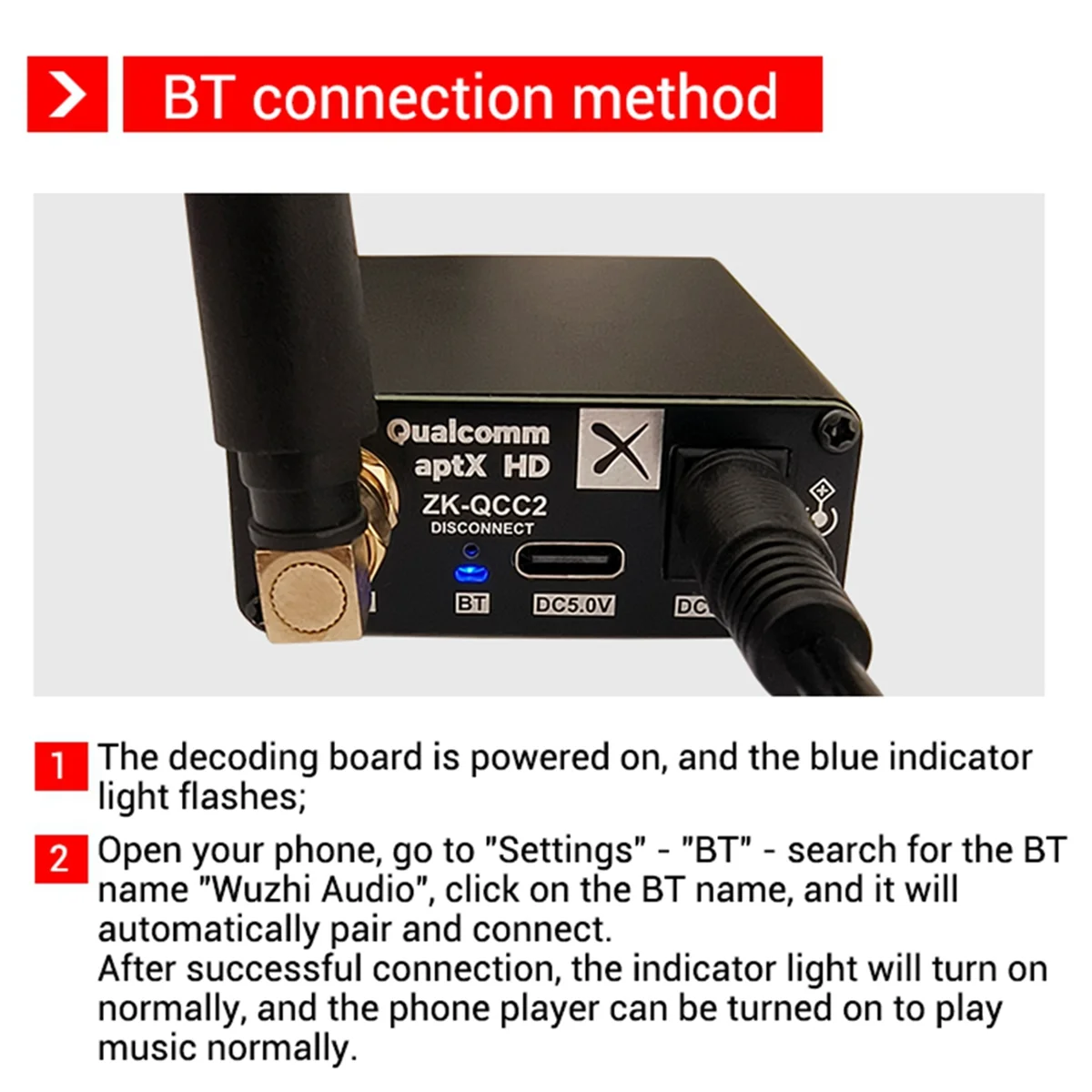 

Новый 3C-QCC5125 изолированный аудиофильский Bluetooth декодер без потерь приемник плата предусилителя поддержка LDAC/