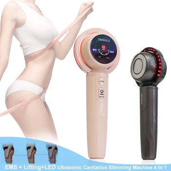 Ultrasound cavitation body slimming machine EMS massage weight loss face lifting beauty device