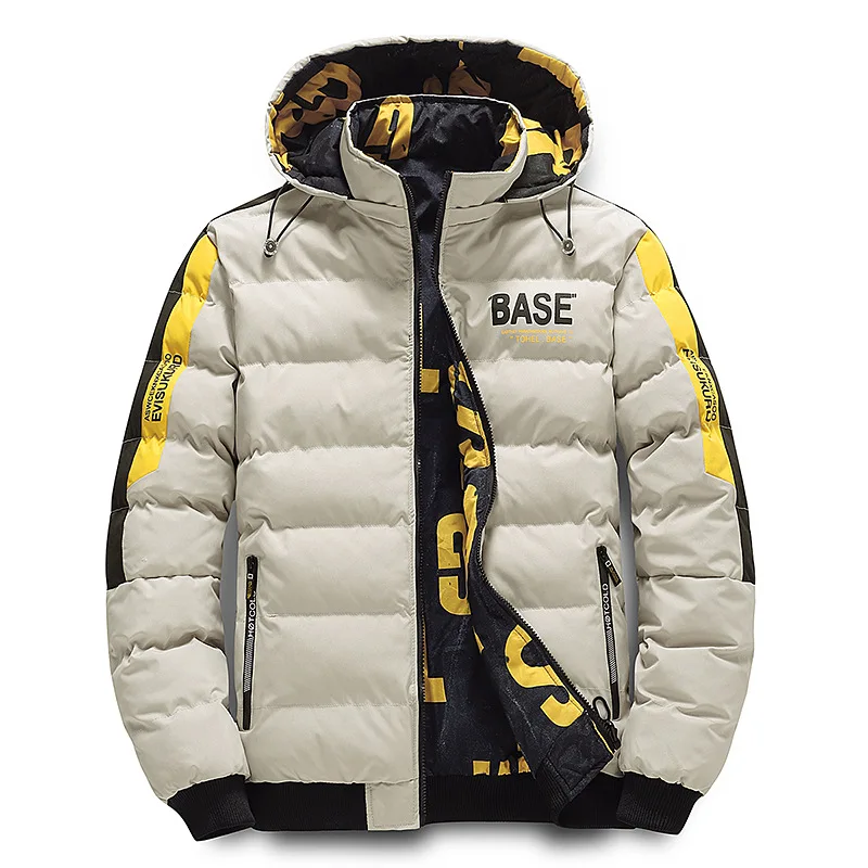 

Men's Winter Thickened Cotton-Padded Jacket Double-Sided Wearable Cold-Proof Large-Sized Fashionable Trendy Outerwear