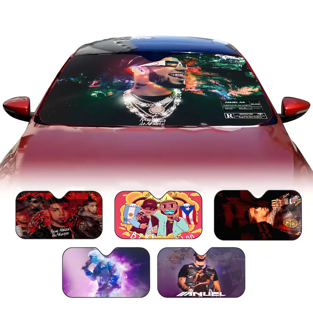 

Anuel AA Windshield Sunshade Car Window Windscreen Cover Sun Shade Auto Sun Visor Car-covers Car Solar Protection