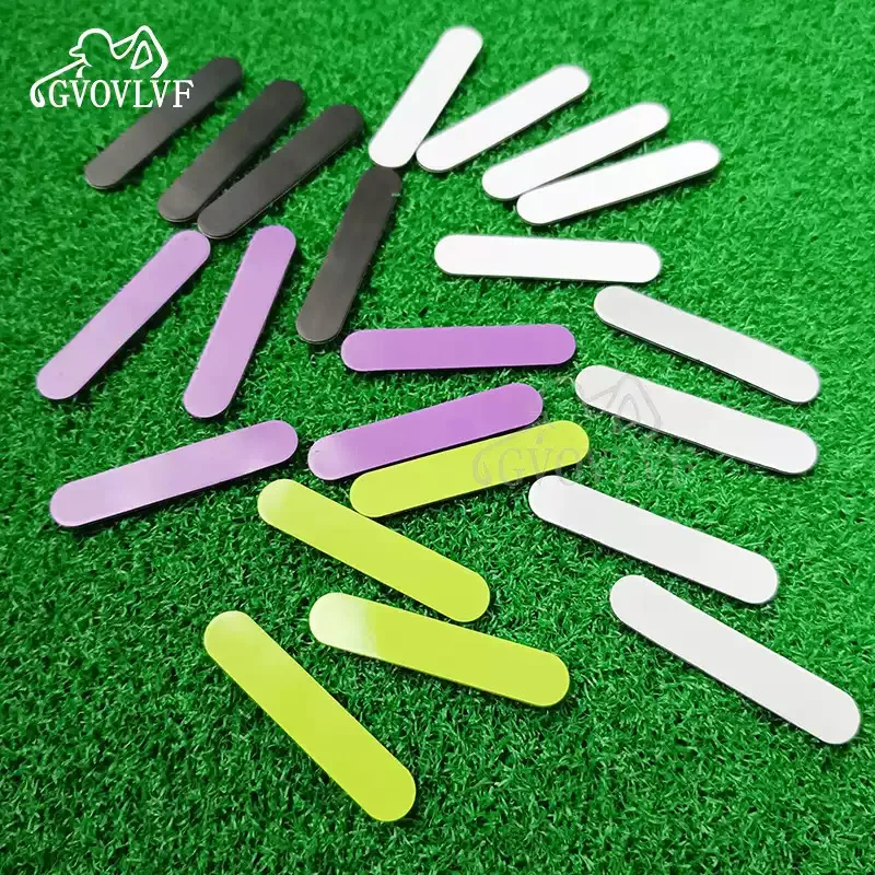 

10 шт. утяжелителей для ракеток (5x1 см) для пиклбола, тенниса, бадминтона, гольфа, наклейки-утяжелители для головы ракетки