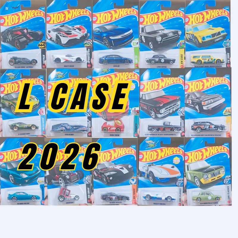 2026L Hot Wheels Coche a Escala 1/64 de Metal Fundido a Presión, Modelos de Vehículos Bugatti, Aston Martin, Lucid, Batmobile, Deora, Honda, Ford, Lotus, Juguetes, Regalo de Cumpleaños