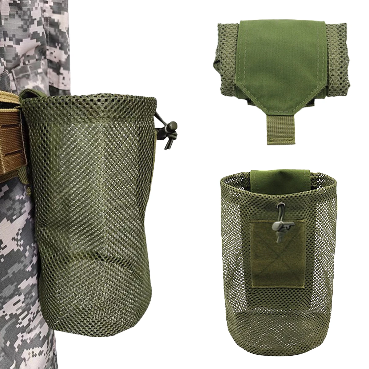 

Тактический нейлоновый рулонный Магнитный сетчатый самосвал Сумка Журнал Мини Складная сеть Карманный для повседневного ношения уличные спортивные охотничьи сумки 5OOD нейлон