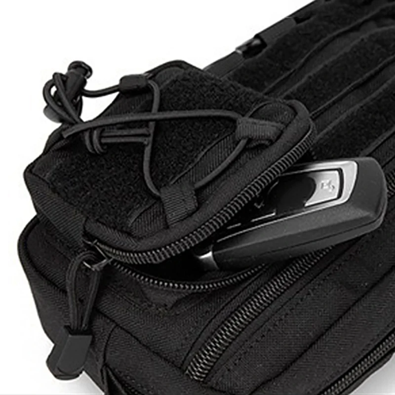 Fishing Waist Belt Bag Molle Tactical Travel Sports Hip Lure Tackle Hunting Bag Camping Hiking Climbing Rig Pouch Fanny Pack