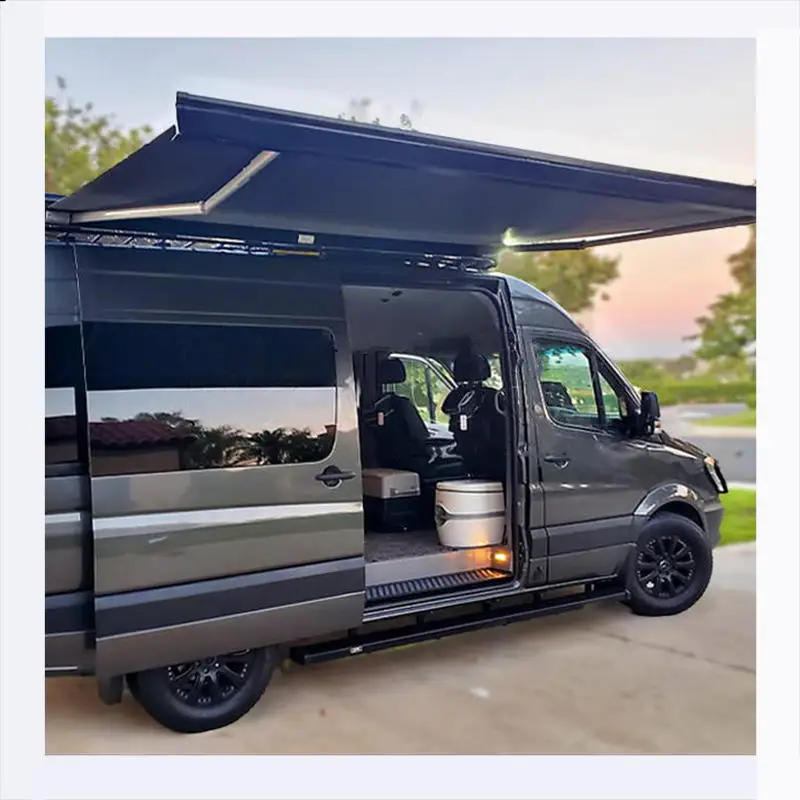 قافلة متنقل عربة سيارة المظلة التخييم المظلة قافلة نشمر Rv المظلة الكهربائية