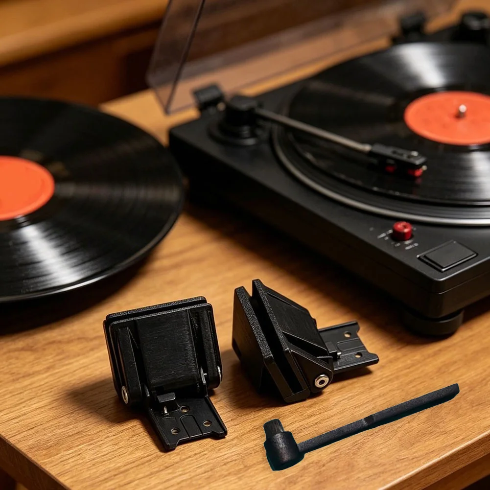 Rotating Shaft Assembly Turntable Dust Cover Hinge For Home Listening Rooms Robust Plastic And Metal For PS-11 PS-22 Turntables