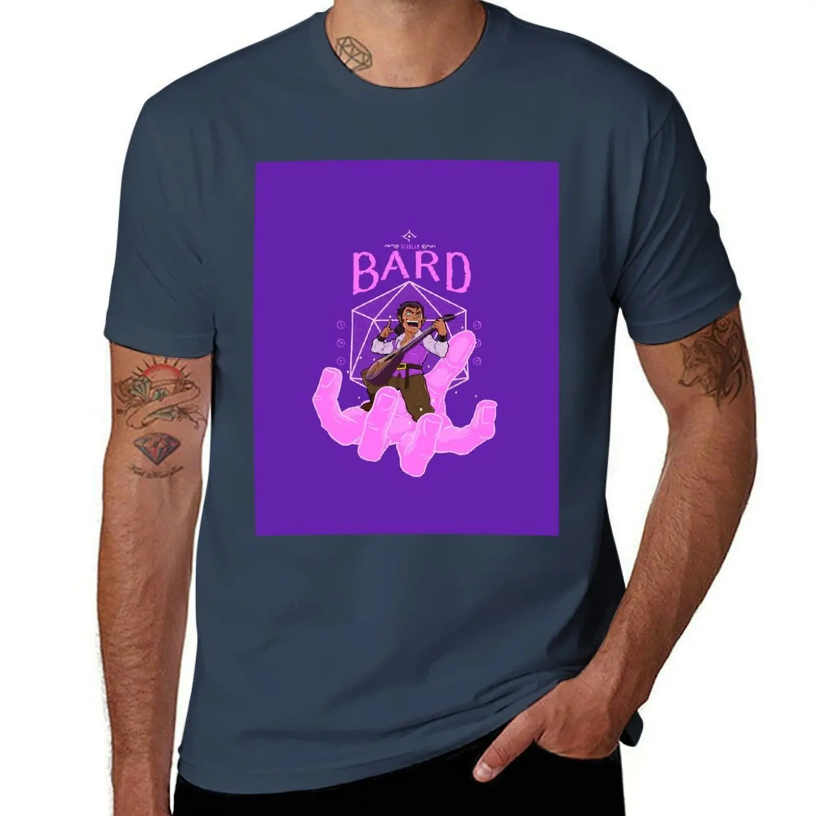 

Scanlan Shorthalt: The Relentless Bard T-Shirt t shirts for man cotton soft man t shirt luxury cotton tshirt 100% T-Shirt