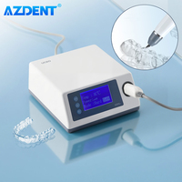 AZDENT Dental Ultrasonic Carving Knife Machine Braces Orthodontic Retainer Cutting for PVC Plastic Leather Resin with 5 Blades