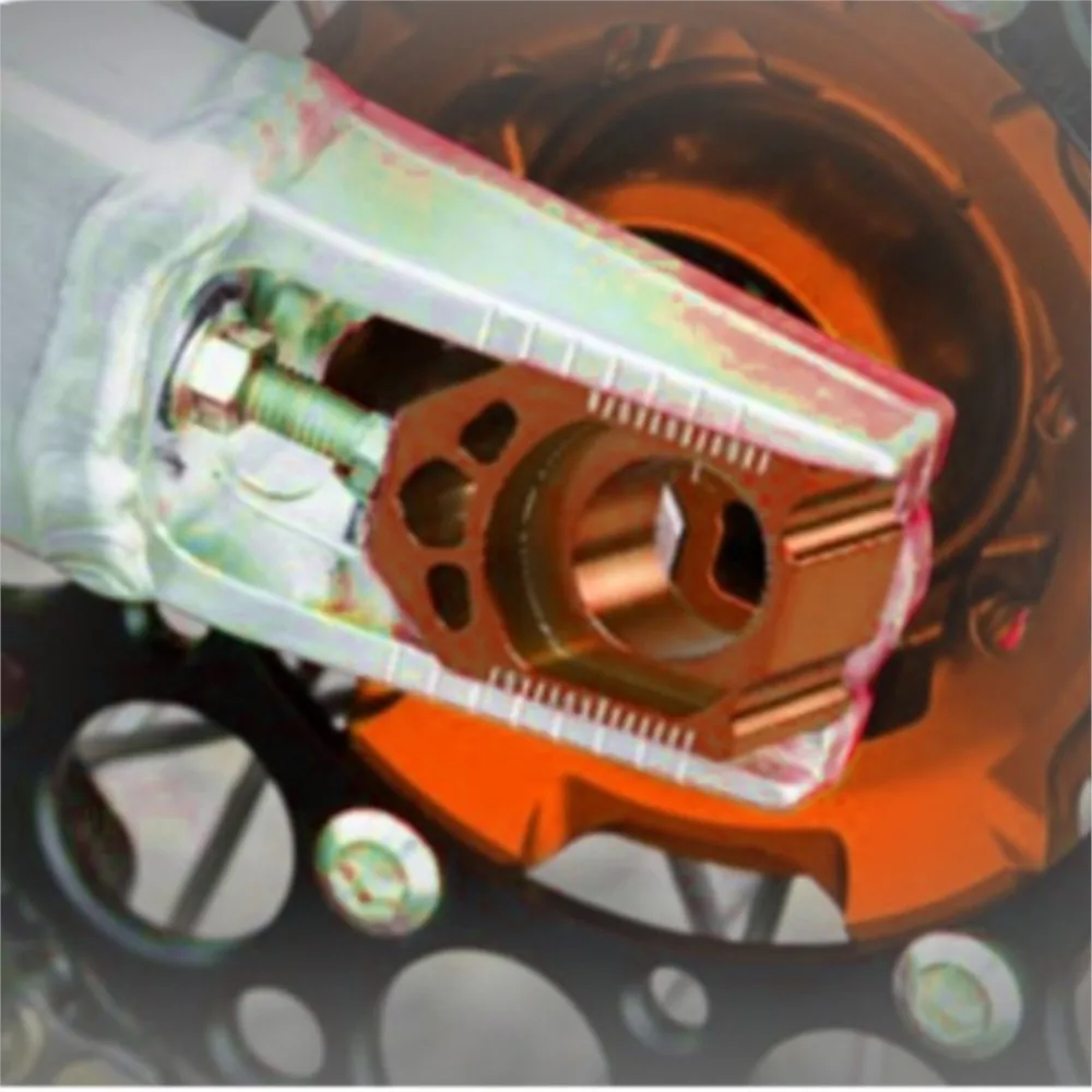 

Orange CNC Rear Chain Adjuster Axle Block For KTM XC XCF SX SXF EXC EXCF XCW XCFW 125 150 200 250 300 350 400 450 500 525 530