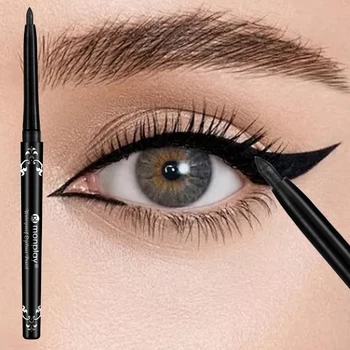 Strong Black Long-lasting Waterproof Eyeliner - Smooth, quick-drying, easy-to-color glue Eyeliner