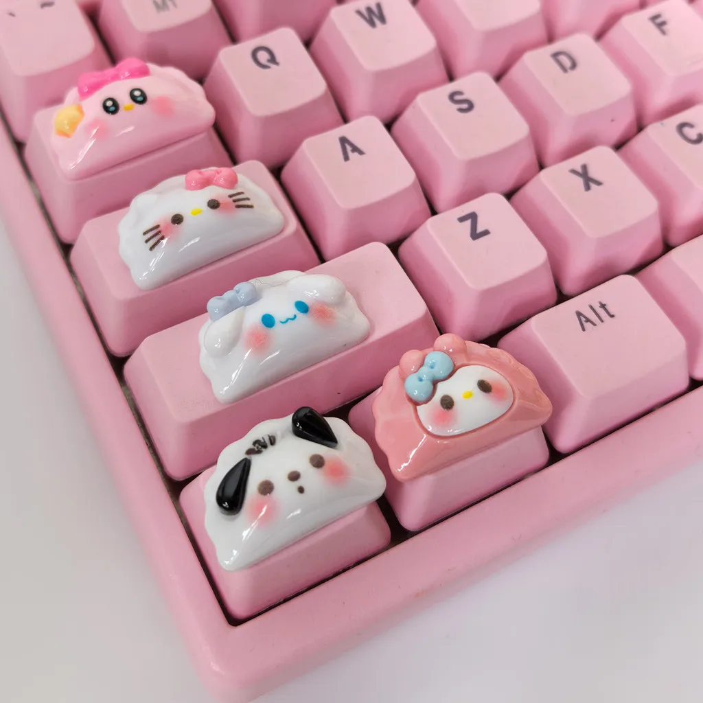 

Add Keycaps DIY Keycaps DIY Accessories Long Nail Art Typing Raised Keyboard Stickers Cute Melody TAB Keyboard Keycaps