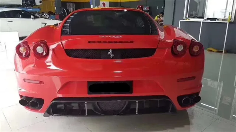 

High quality carbon fiber rear bumper diffuser body kit for Ferrari F430 HM style car tuning accessories