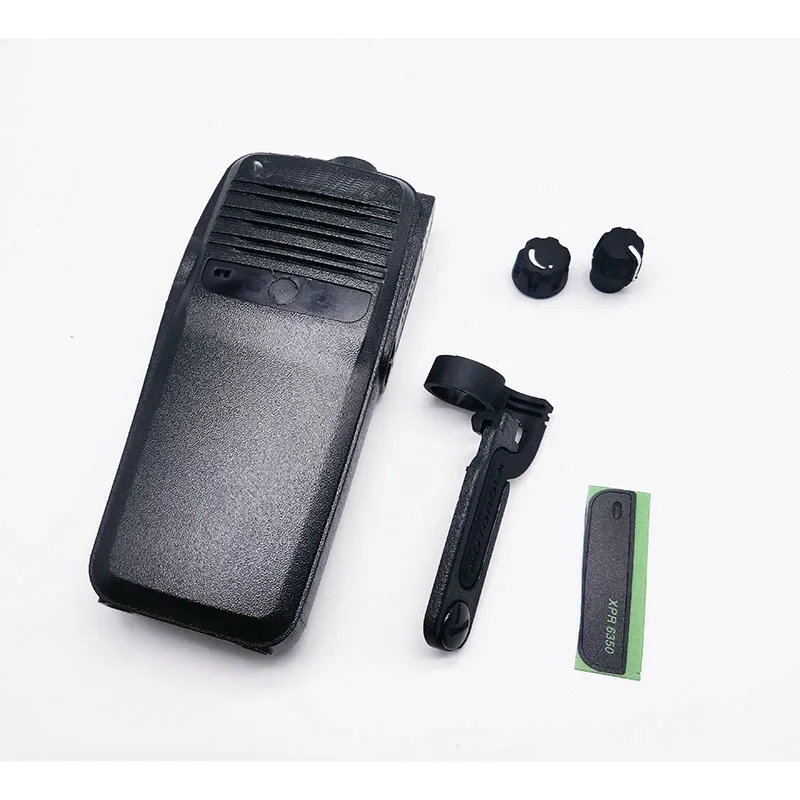 

Set Front Cover Case Housing w/ Volume Channel Knobs for Motorola XIR P8200 P8208 PR6350 XPR6300 DP3400 DGP4150 Two Way Radio