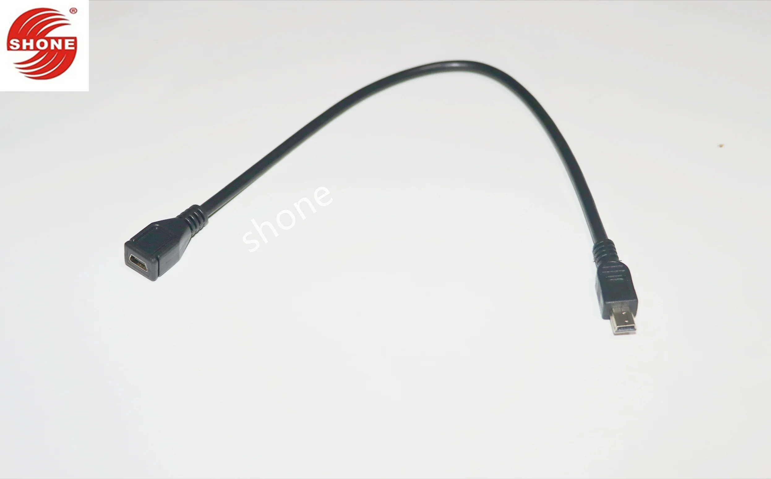 Manufacturer Wholesale Mini USB public-to-public extension line Mini 5pin public transfer bus data line t-port connection line