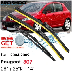 BOOSHOO Car Wiper Silicon Refill Front Rear Wiper Blades Set 28