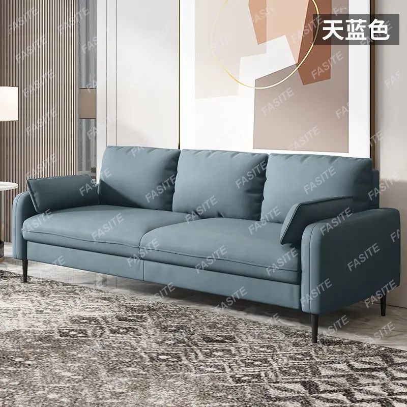 Sofa chroniąca przed zarysowaniami Relax 3-osobowa brązowa klasyczna sofa fotel salon europejski Design Divano meble do salonu TY100YH