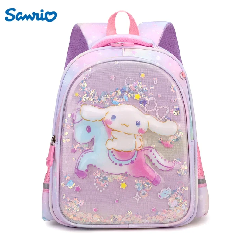 

Sanrio cinnamoroll мультфильм детский рюкзак для девочек милые школьные сумки школьные принадлежности рюкзак аниме периферийные подарки в школу