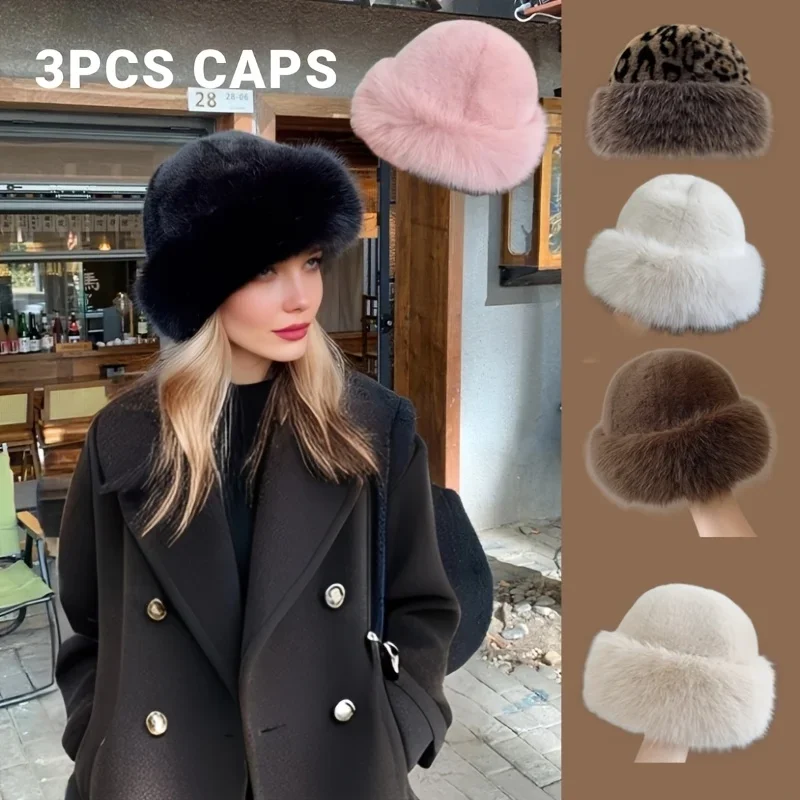 3PCS Three Piece Combination Set for Men and Women, Cold Winter Warmth with Velvet Hat, Warm and Cold Proof Ski Hat