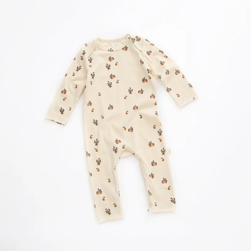 0-24M Newborn Kid baby Boys Girls Clothes Spring Print Romper Cute Sweet Cotton Jumpsuit Long Sleeve Cotton Fall Baby Outfit