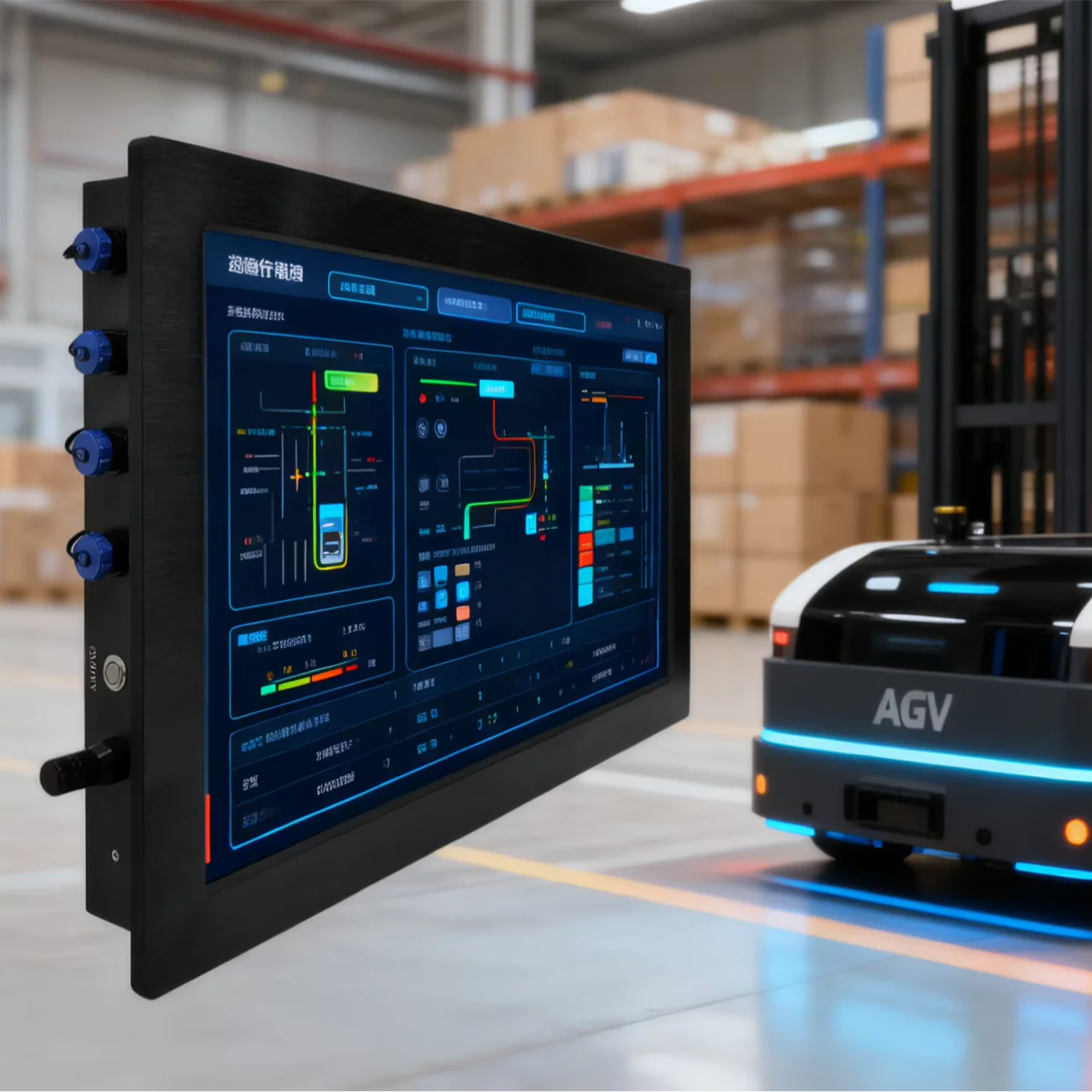 

Ip65 Waterproof Industrial Desktop Computer Dc9v-24v 21.5 Inch Industrial Android Tablet Touch Panel Pc