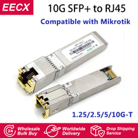 10gb SFP to RJ45 Transceiver, 10Gbe 10G SFP+ Copper Ethernet CAT.6a Module, 30 Meter, for Cisco Mikrotik Ubiquiti D-LINK TP-LINK