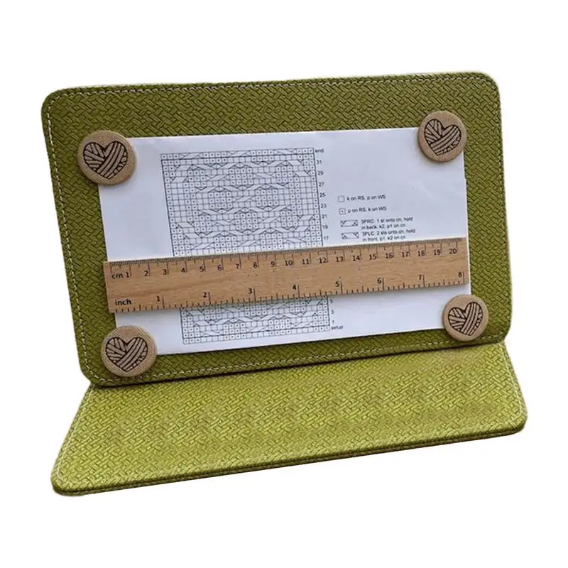Crochet Pattern Chart Holder Knitting Tool Accessories Knitting Pattern Holder Needle Arts Pattern Holder For Crochet & Knitting
