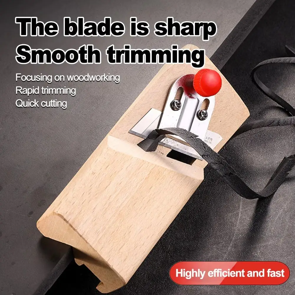 V-shaped Woodworking Chamfer Planer 45° Durable Wood Structure Manual Chamfering Tool Adjustable Angled Inverted Edge