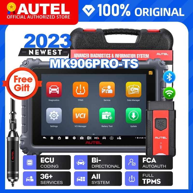 Auto Diagnosis Autel MK906 Pro-TS TPMS Diagnostic Tools KEY Coding Tool Upgrade MS906 Pro-TS MS906TS