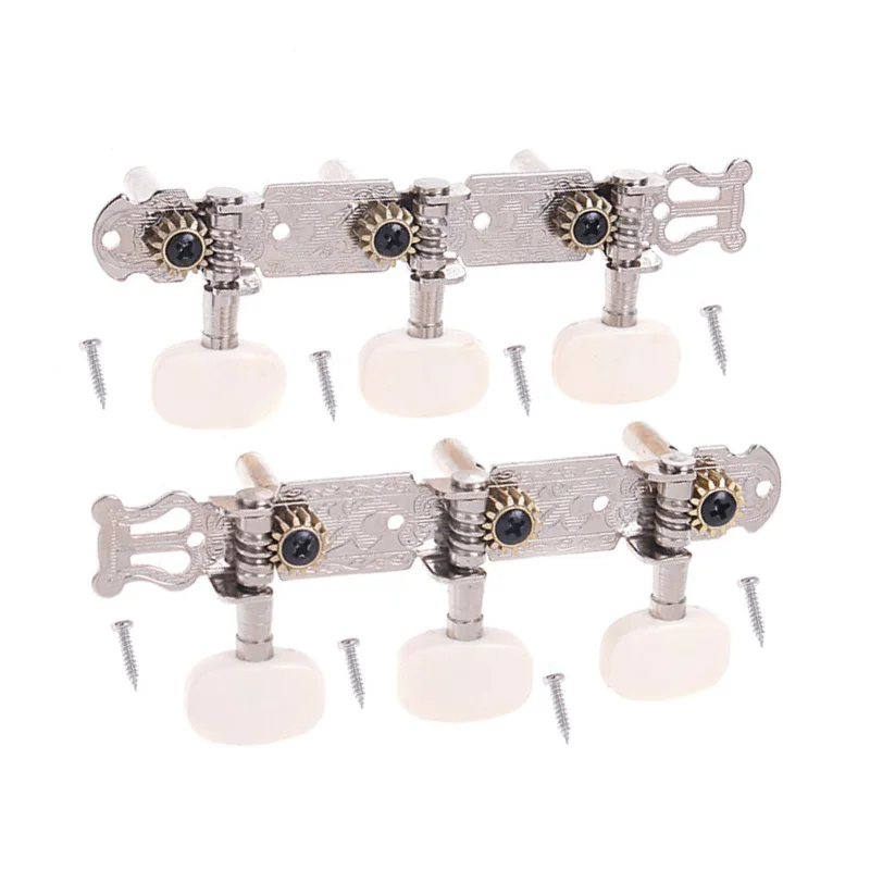 1 Pair Professional Guitar Tuning Pegs Classical Guitar String Tuning Pegs Guitar Accessories Left Right 3L3R Tuners Keys Part