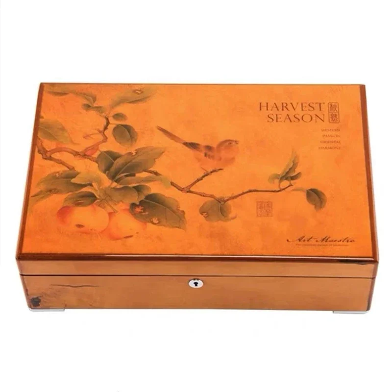 12 Slots Wood Watch Display With Image, Luxury Storage Case, Top Quality Holder Box For Men