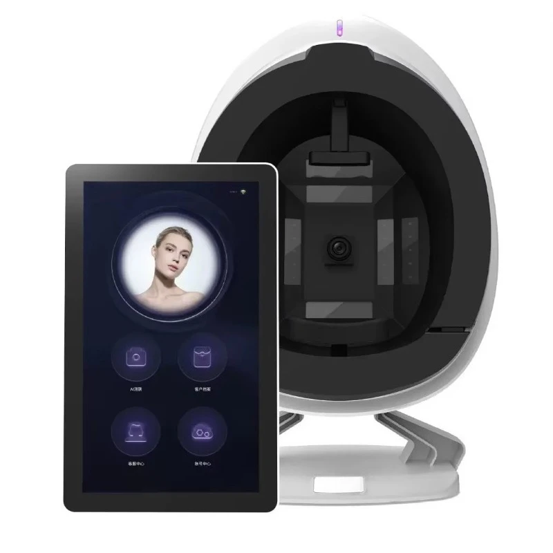 Sprzęt do salonów kosmetycznych Analizator skóry Tester skóry Analizador Facial Tester wilgotności skóry Analiza twarzy Maszyna do analizy skóry 3D