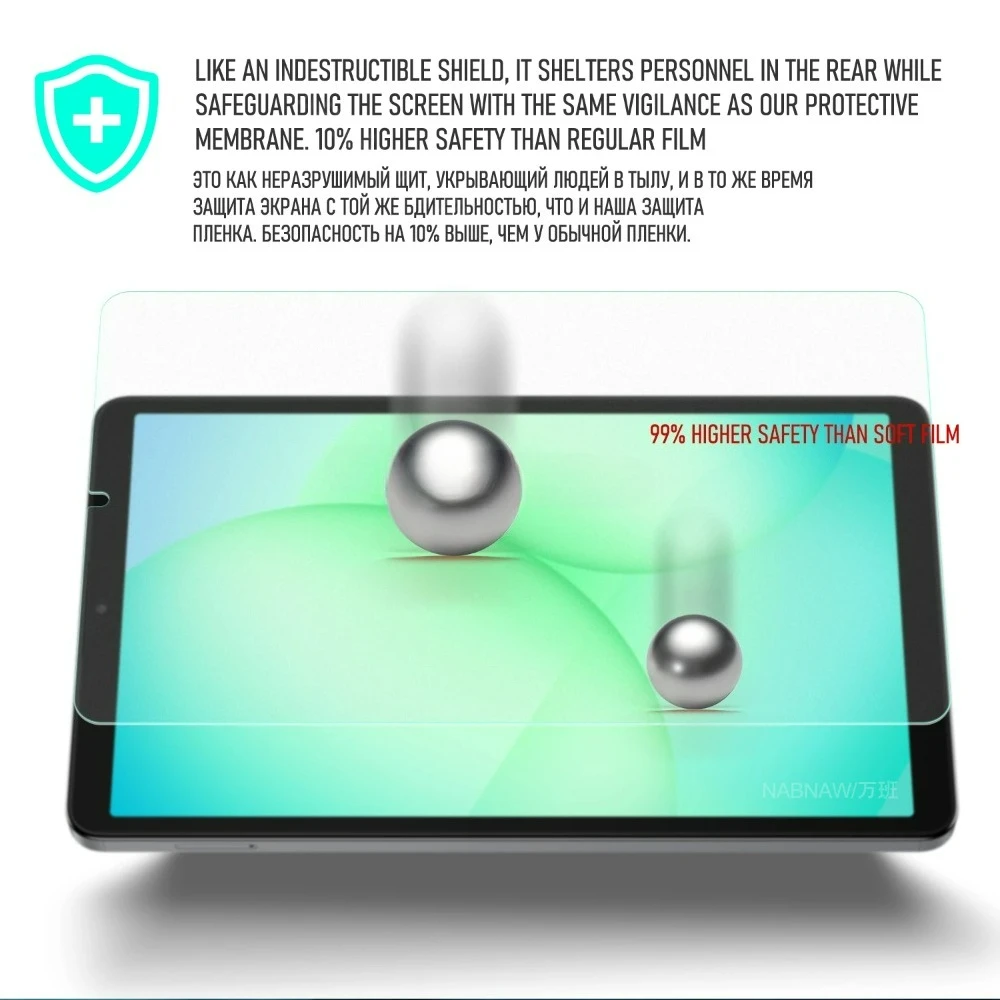 For Samsung galaxy tab A11 8.7'' 2025 Tempered Glass Screen Protector On Galaxy Tab A11 SM-X133 SM-X135  Anti Scratch HD Film