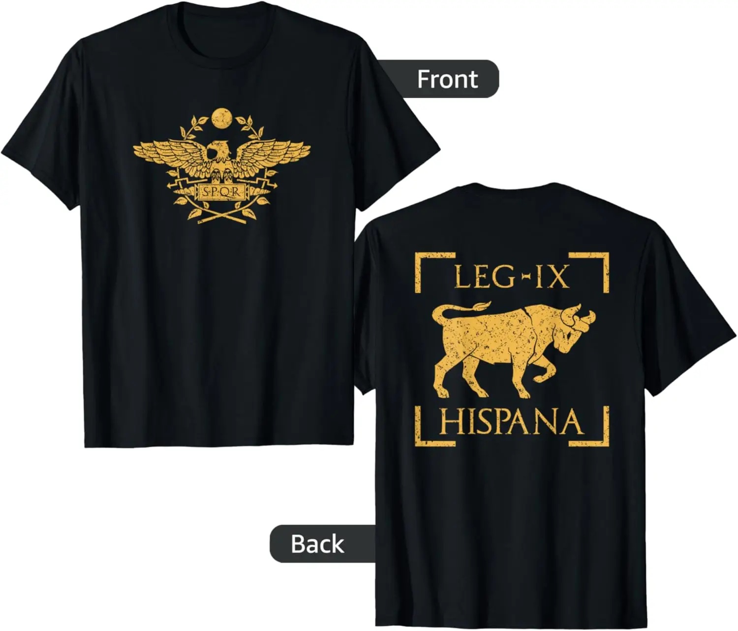 

Legio IX Hispana Taurus Emblem Roman Legion Men T-Shirt Short Sleeve Casual 100% Cotton Shirt