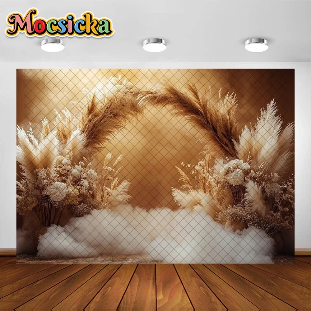 Mocsicka Photography Background Boho Couple Wedding Decoration Supplies Newborn Baby Portrait Photo Backdrops Studio Props