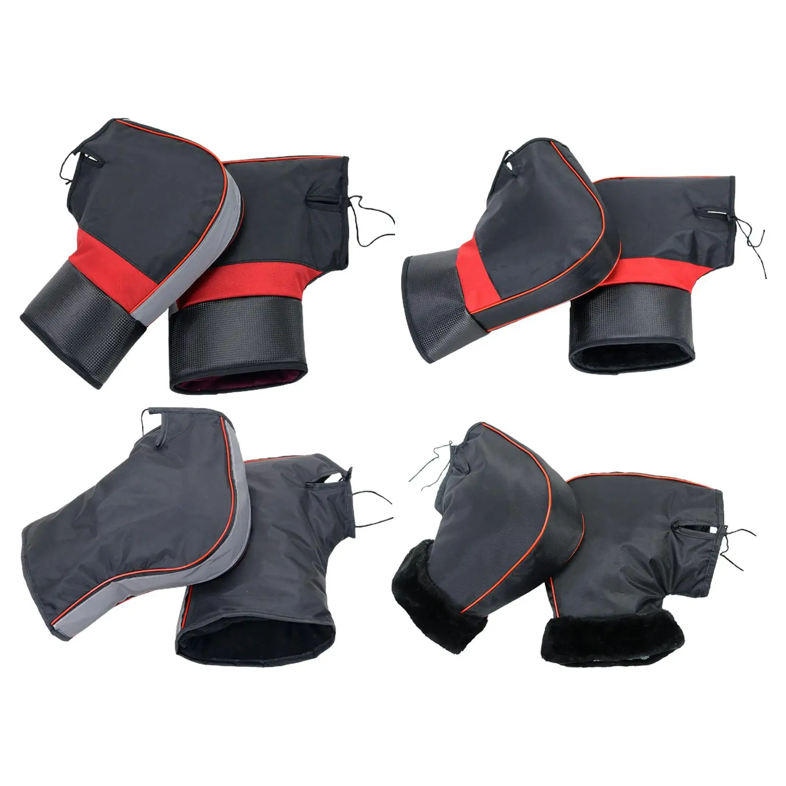 Motorcycle Handlebar Muffs Hands Protector Mittens Covers for ATV